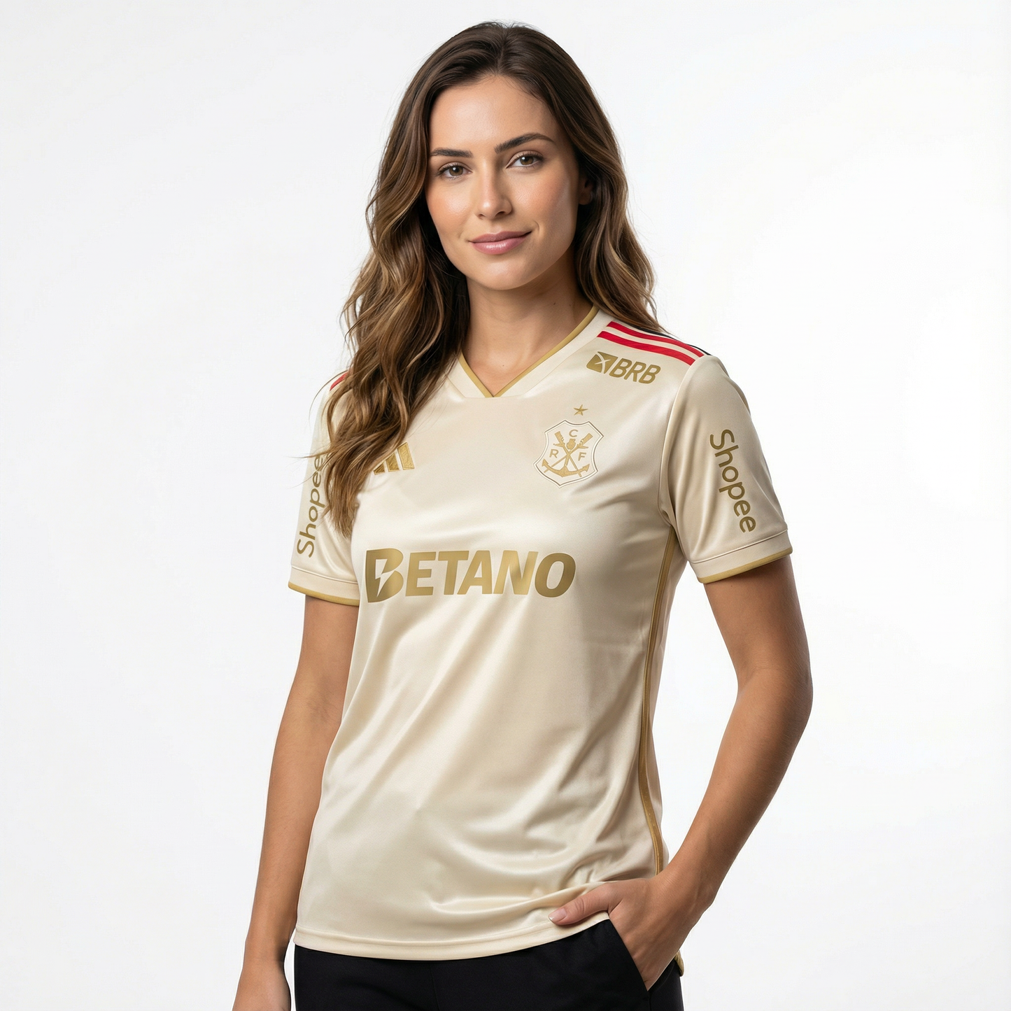 Camisa Feminina Adidas Flamengo 2025/26 III Torcedor Com Patrocínios