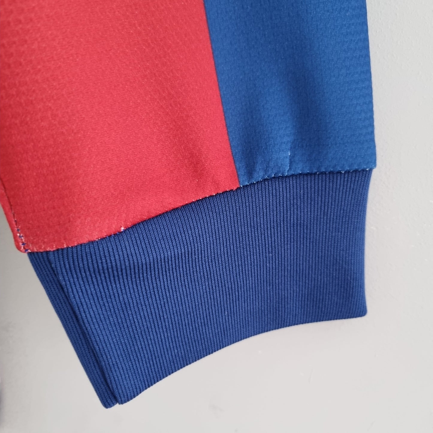 Camisa Manga Longa Barcelona 10/11 Nike Grená