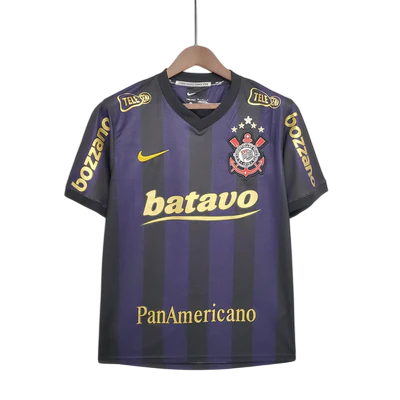Camisa Corinthians Third 09/10 - Retrô Roxa e preta