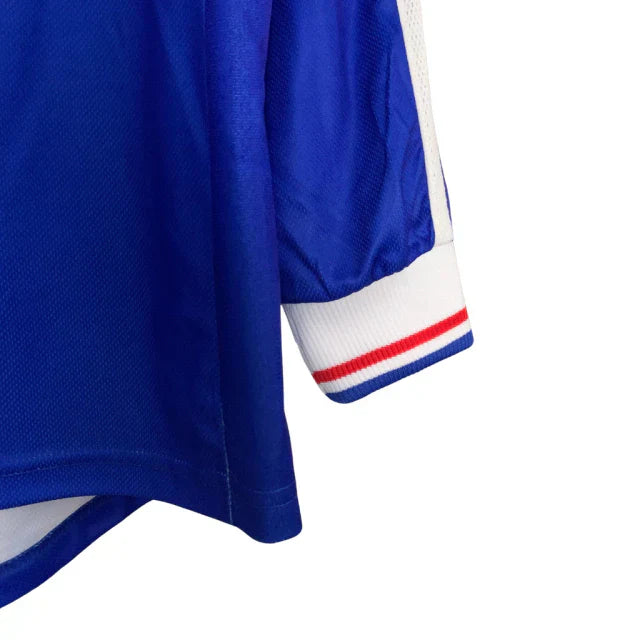 Camisa Retrô Seleção da França 1998 manga longa Adidas
