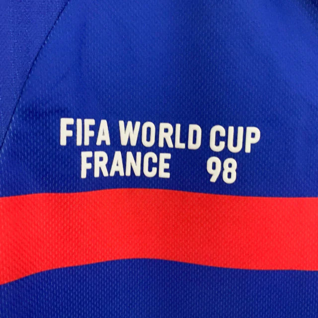 Camisa Retrô Seleção da França 1998 manga longa Adidas