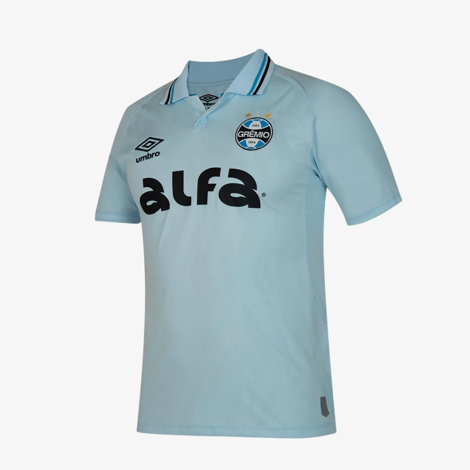 Camisa Umbro Grêmio 2025/26 II Torcedor Celeste