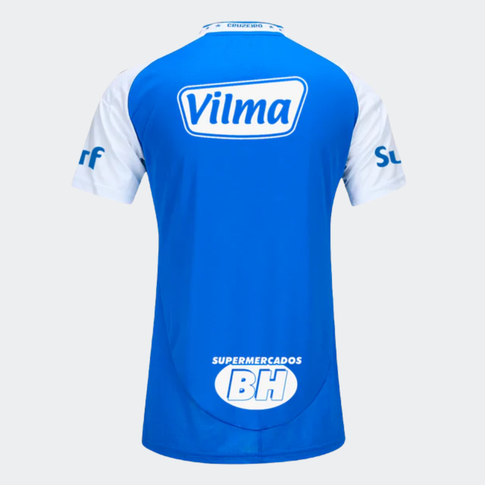 Camisa Feminina adidas Cruzeiro 2025/26 I Torcedor Com Patrocínios