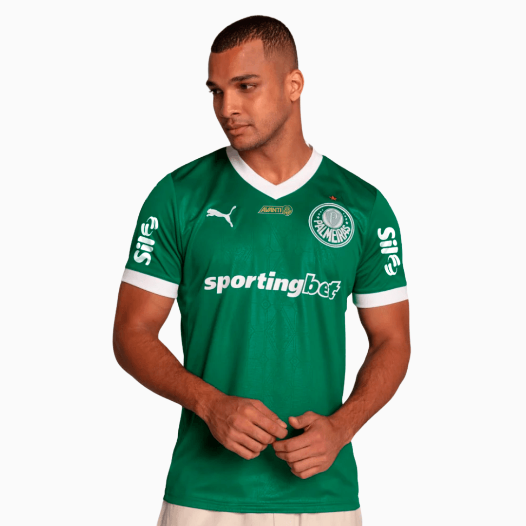 Camisa Puma Palmeiras 2025/26 I Torcedor Com Patrocínios