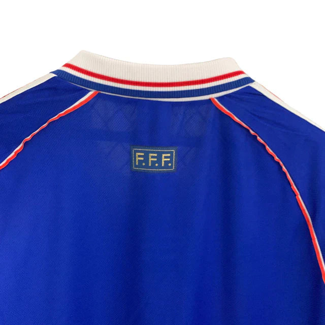 Camisa Retrô Seleção da França 1998 manga longa Adidas