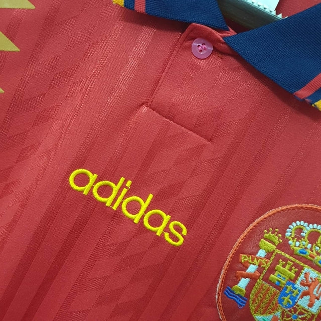 Camisa Retrô Seleção da Espanha I 1994 Adidas