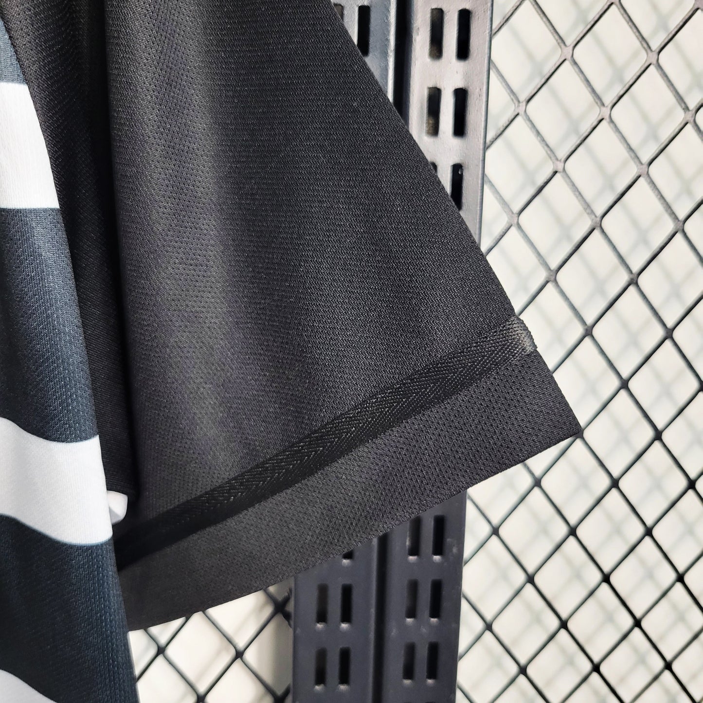 Camisa Corinthians Fora 14/15 - Retrô Preta e Branca