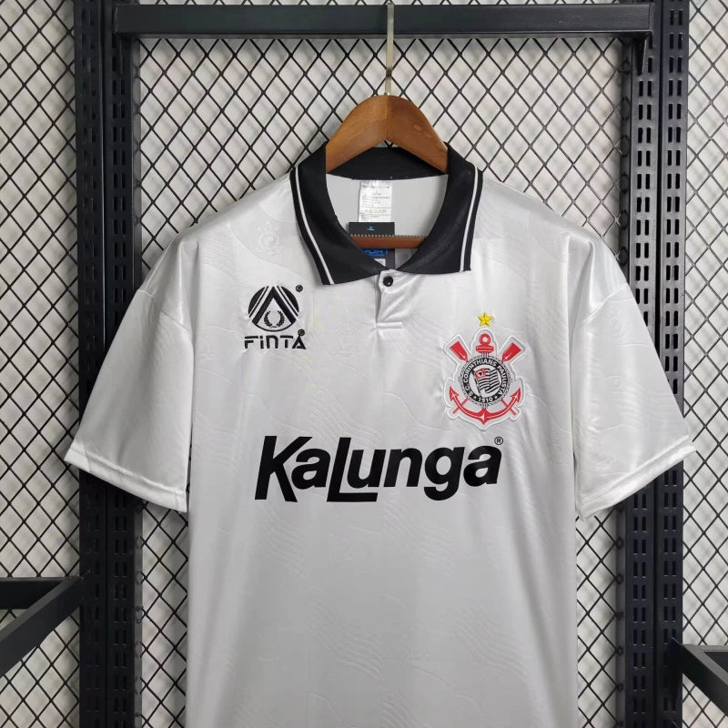 Camisa Corinthians Fora 1994 - Retrô Branca