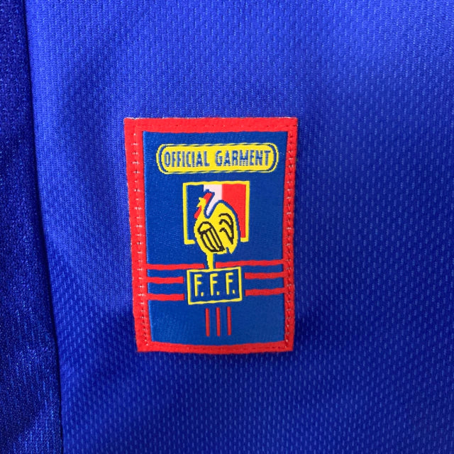 Camisa Retrô Seleção da França 1998 manga longa Adidas
