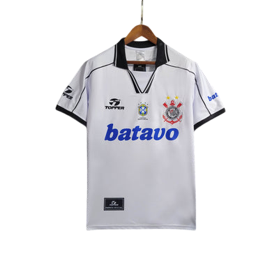 Camisa Corinthians Fora 1999 - Retrô Branca