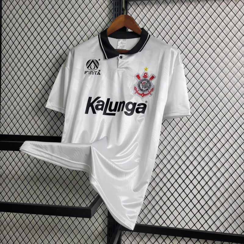Camisa Corinthians Fora 1994 - Retrô Branca