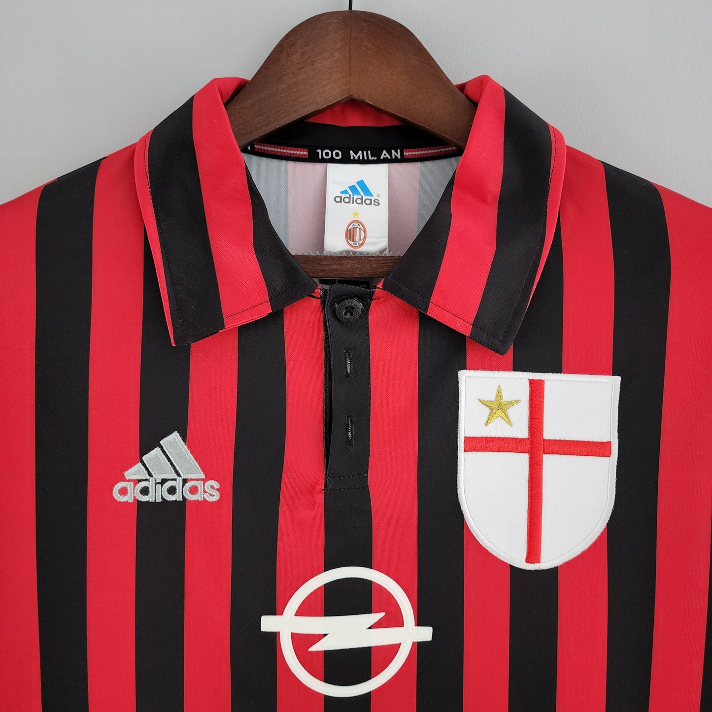 Camisa Manga Longa Milan 1999/2000 Adidas