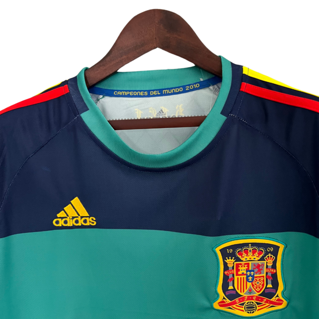 Camisa Retrô Seleção da Espanha Goleiro 2010 Adidas