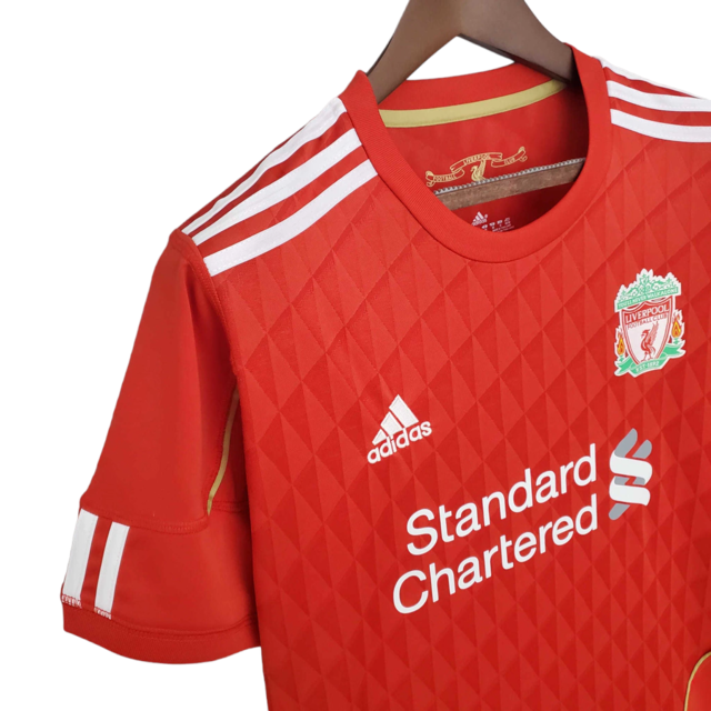 Camisa Retrô Liverpool I 2010/2011  Masculina Adidas