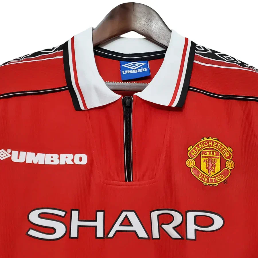 Camisa Manga Longa Manchester United 1998/99 Nike Masculino