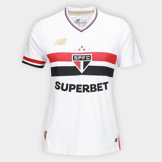 Camisa Feminina New Balance São Paulo 2025/26 I Torcedor
