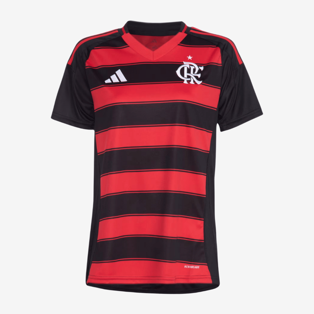 Camisa Feminina Adidas Flamengo 2025/26 I Torcedor