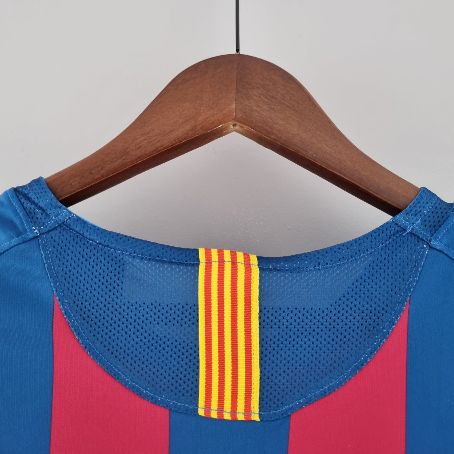Camisa Manga Longa Barcelona 05/06 Nike Grená