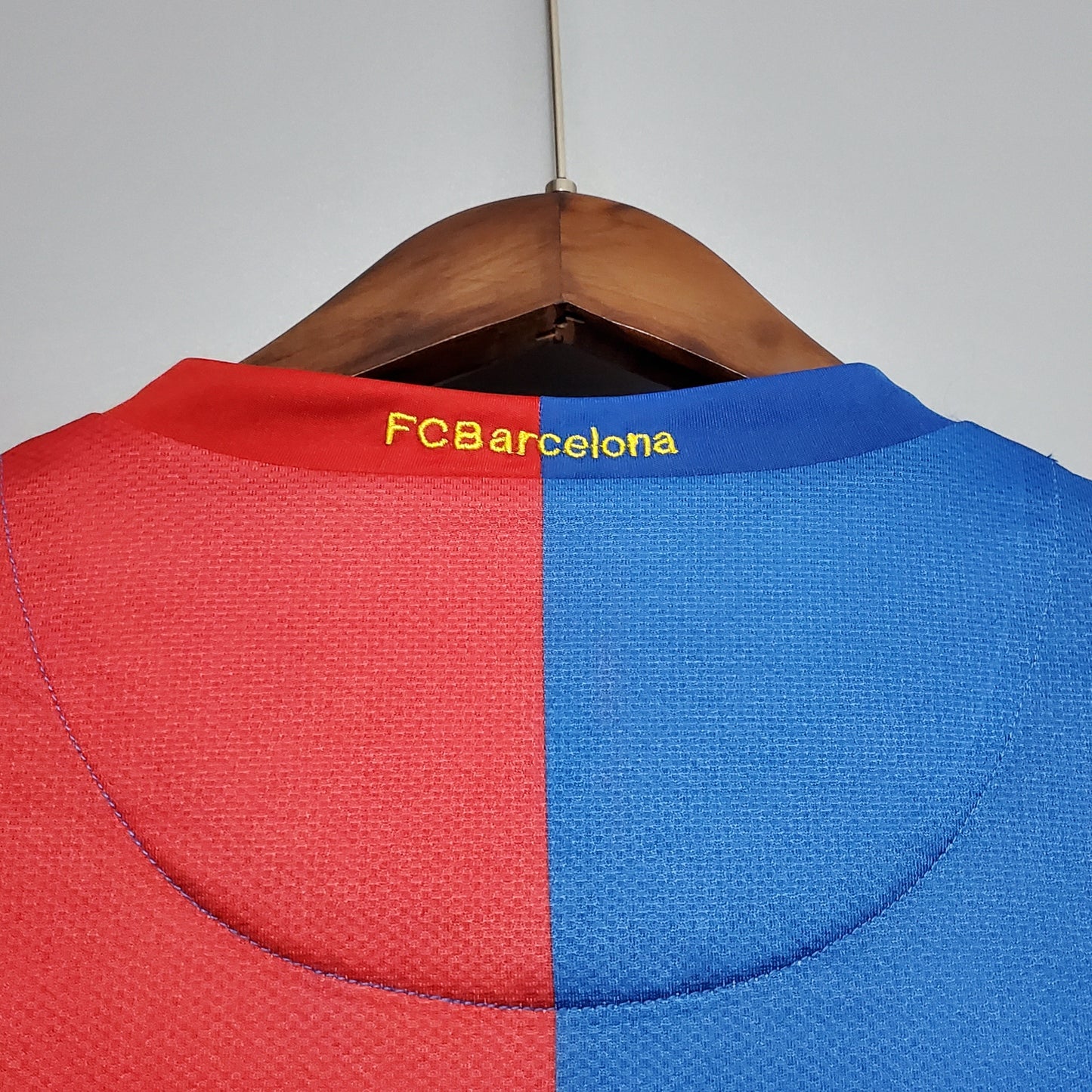 Camisa Manga Longa Barcelona 06/07 Nike Grená