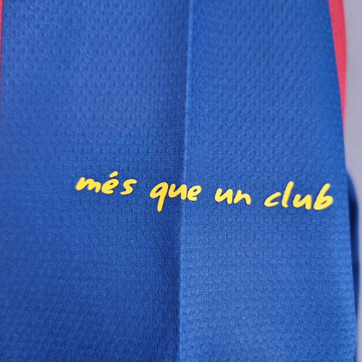 Camisa Manga Longa Barcelona 10/11 Nike Grená