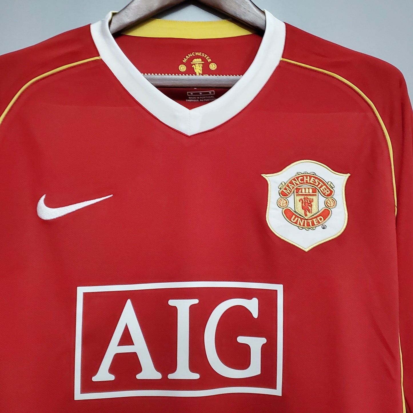 Camisa Manga Longa Manchester United 06/07 Nike