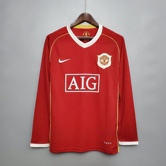 Camisa Manga Longa Manchester United 06/07 Nike