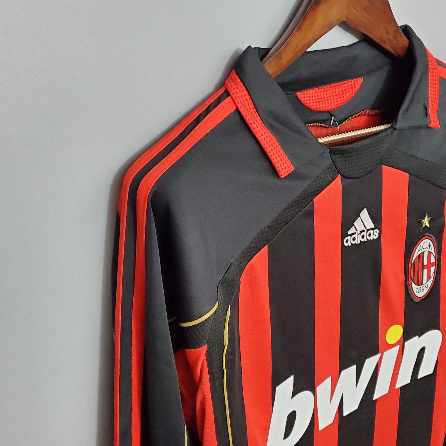 Camisa Manga Longa Milan 06/07 Adidas