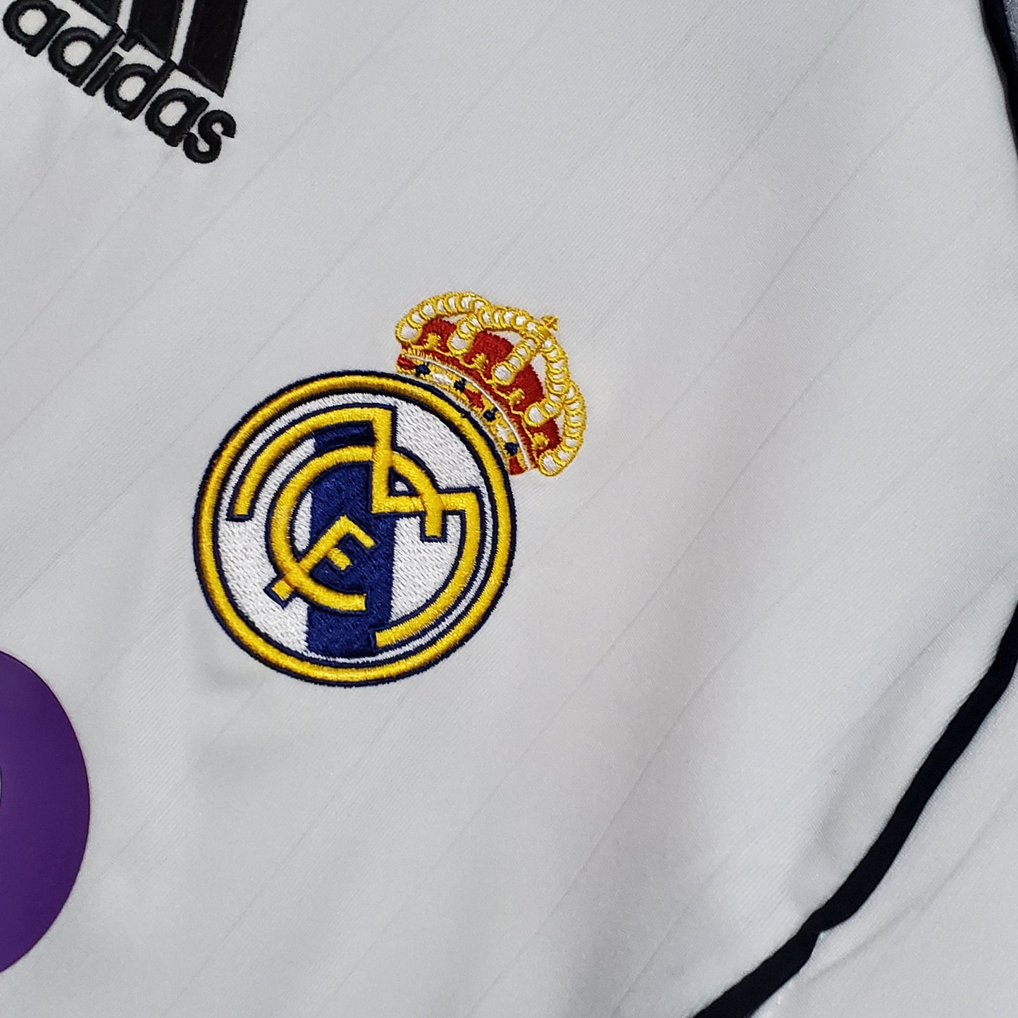 Camisa Manga Longa Real Madrid 06/07 Adidas