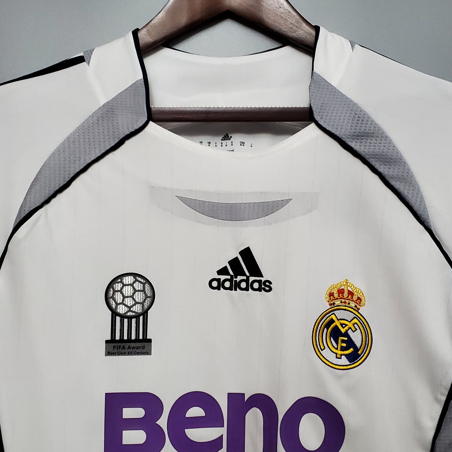 Camisa Manga Longa Real Madrid 06/07 Adidas