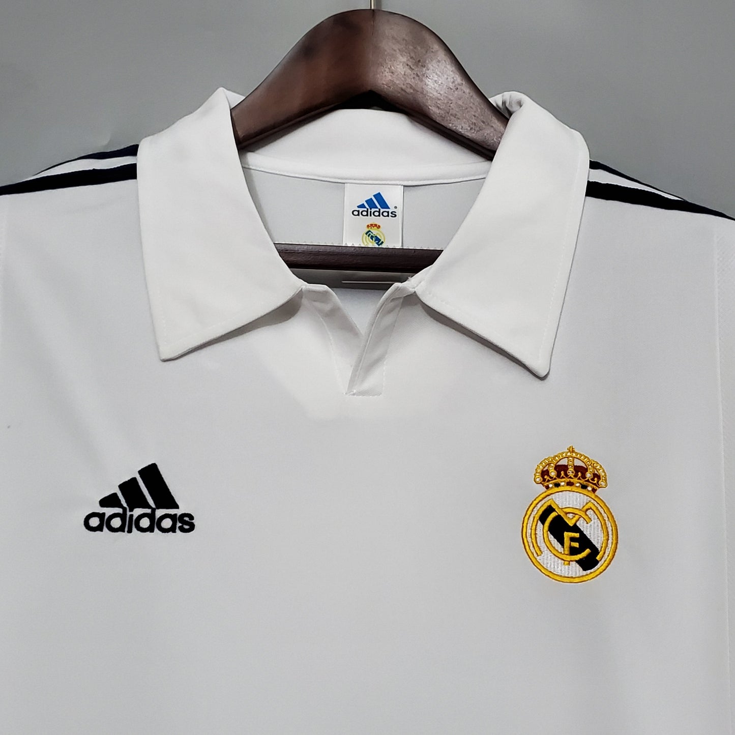 Camisa Manga Longa Real Madrid 2002 Adidas