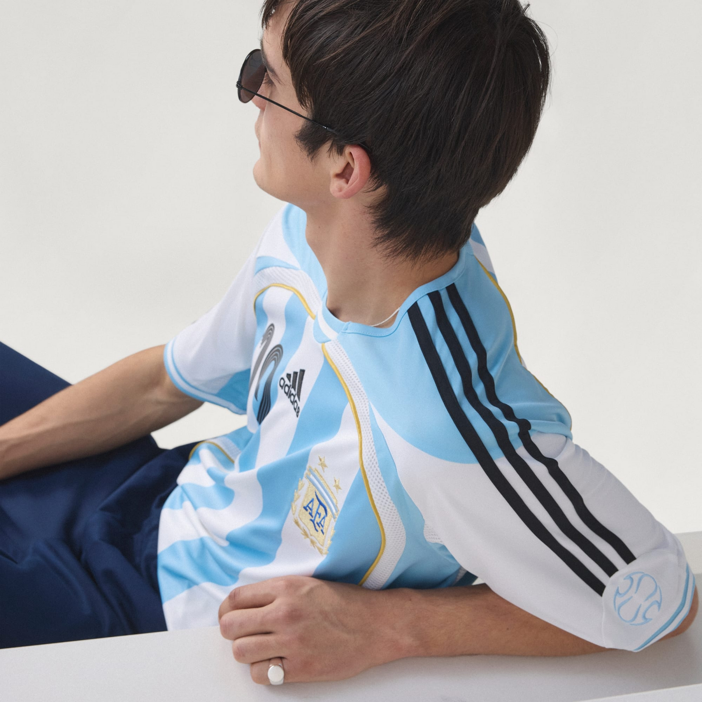 Camisa I Messi Argentina 2006 Retrô