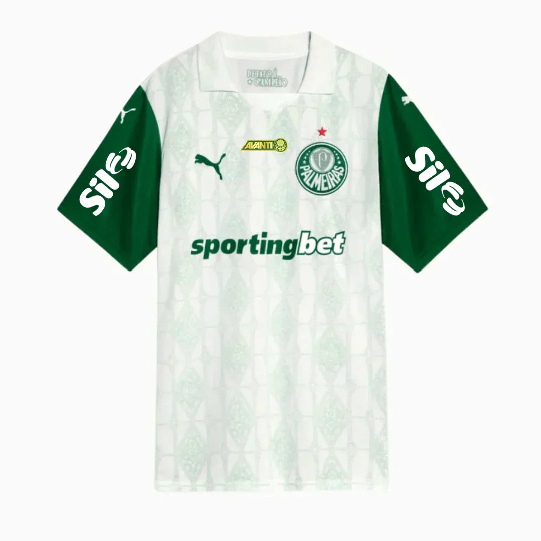 Camisa Puma Palmeiras 2025/26 II Torcedor Com Patrocínios