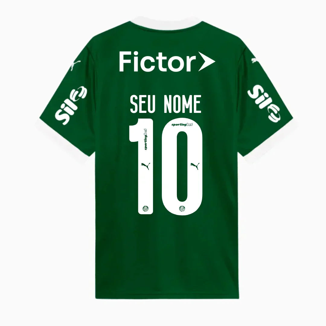 Camisa Puma Palmeiras 2025/26 I Torcedor Com Patrocínios