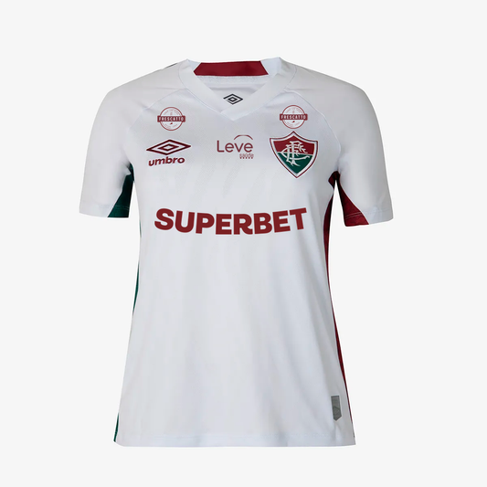 Camisa Feminina Umbro Fluminense 2025/26 II Torcedor Com Patrocínio