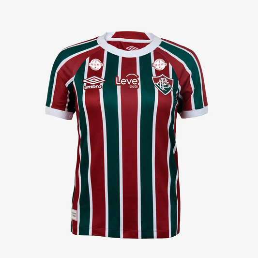 Camisa Feminina Umbro Fluminense 2025/26 I Torcedor Com Patrocinios