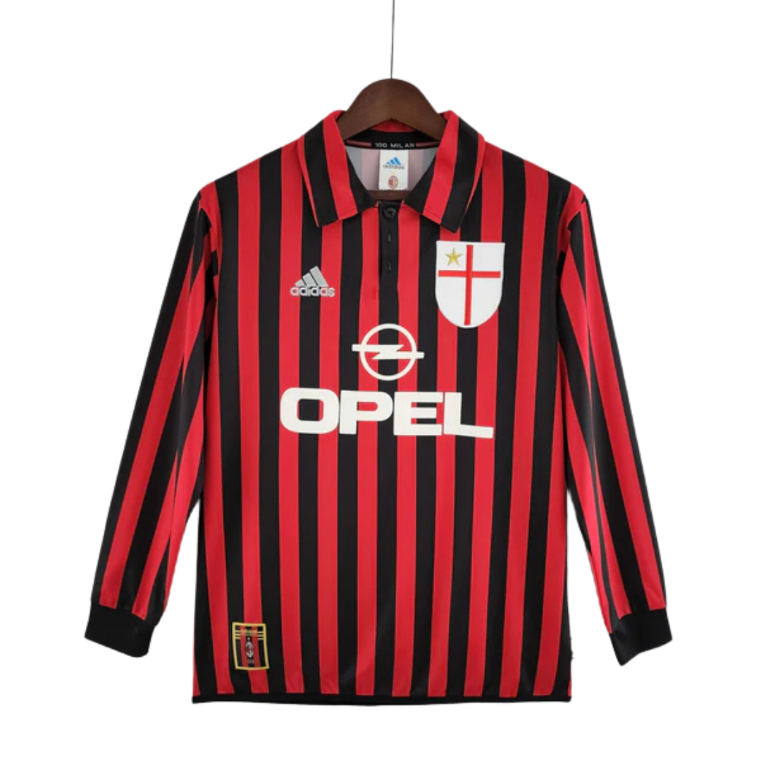Camisa Manga Longa Milan 1999/2000 Adidas