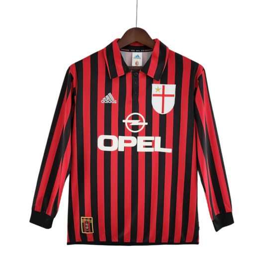 Camisa Manga Longa Milan 1999/2000 Adidas