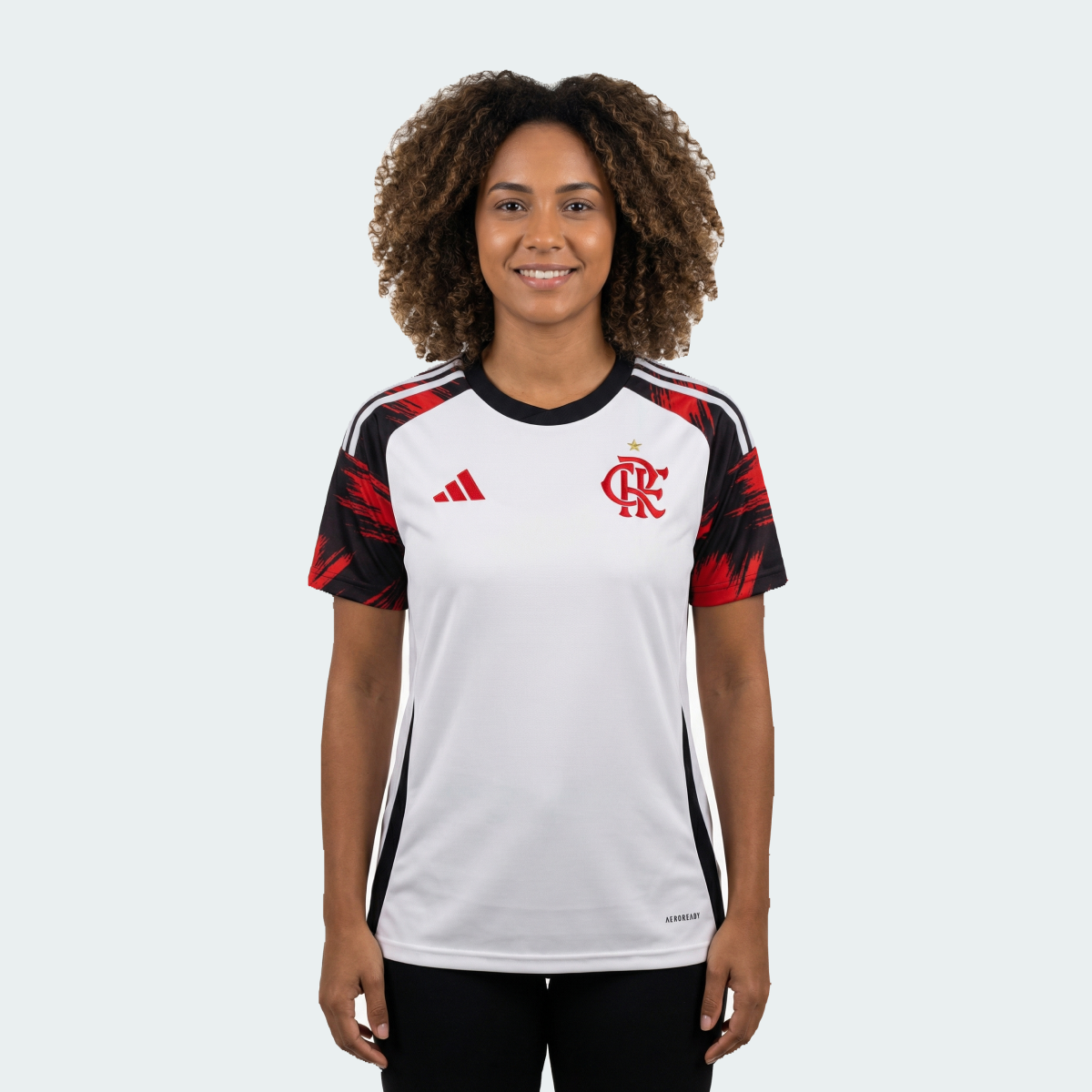 Camisa Feminina Adidas Flamengo 2025/26 II Torcedor