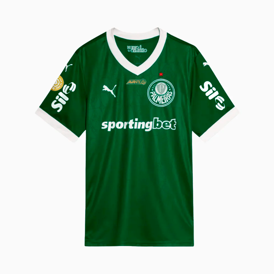 Camisa Puma Palmeiras 2025/26 I Torcedor Com Patrocínios