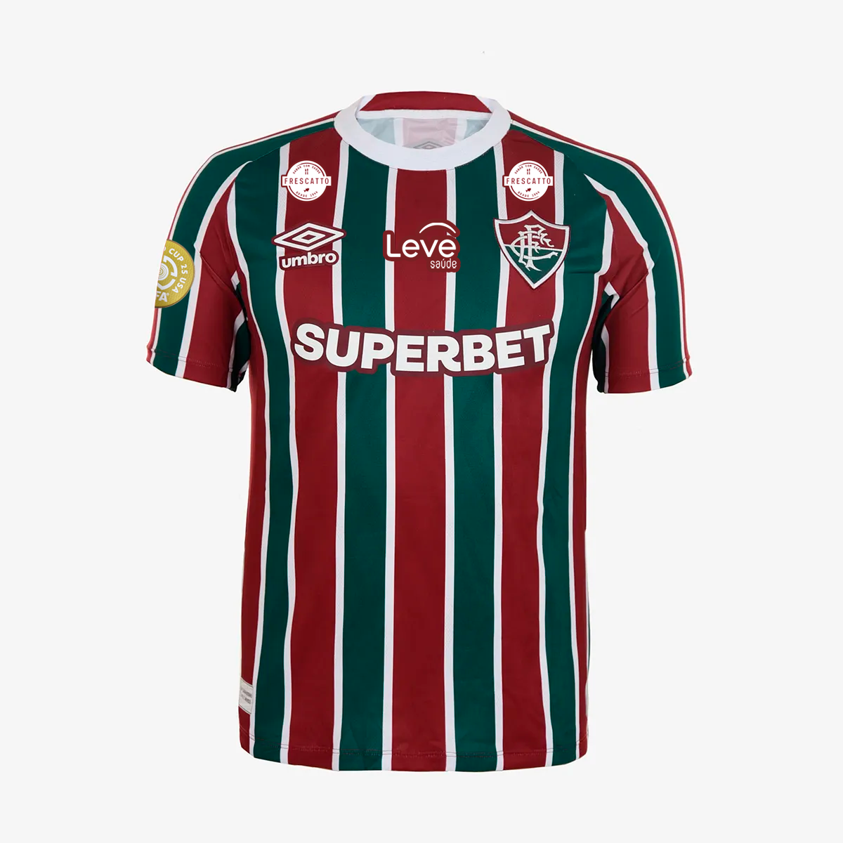 Camisa Umbro Fluminense 2025/26 I Torcedor Com Patrocinios