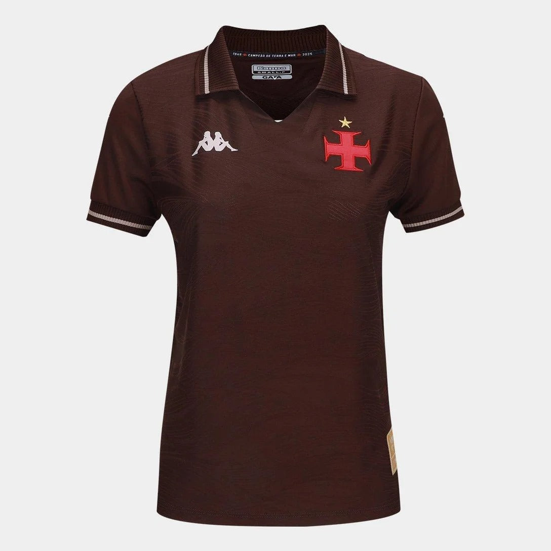 Camisa Feminina Kappa Vasco da Gama 2025/26 III Torcedor