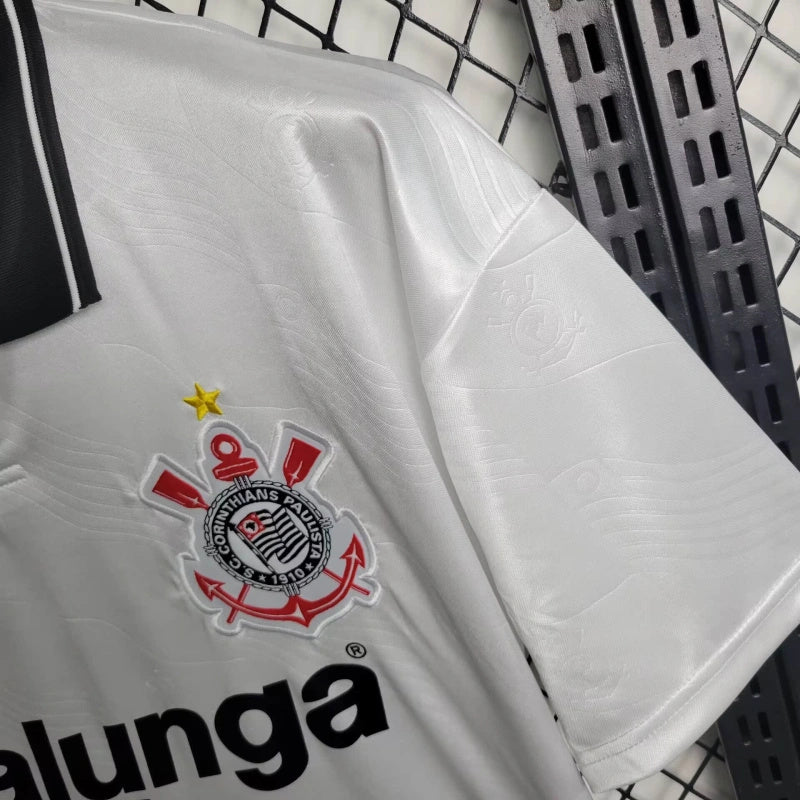 Camisa Corinthians Fora 1994 - Retrô Branca