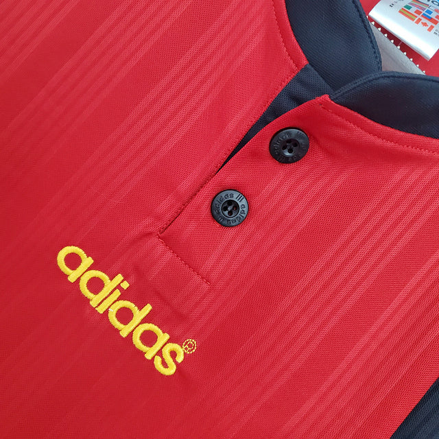 Camisa Retrô Seleção da Espanha I 1996 Adidas