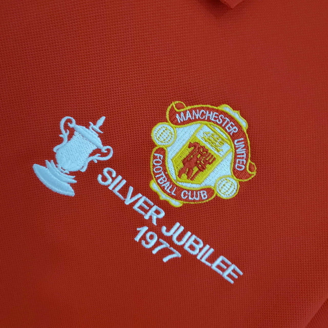 Camisa Manchester United Retrô 1977   Admiral