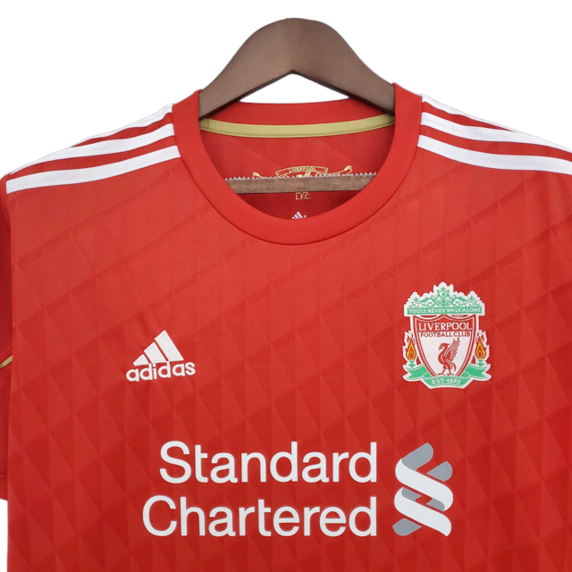 Camisa Retrô Liverpool I 2010/2011  Masculina Adidas