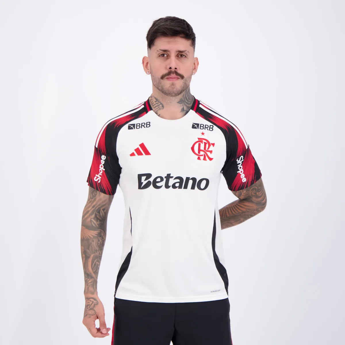 Camisa Adidas Flamengo 2025/26 II Torcedor Com Patrocínios