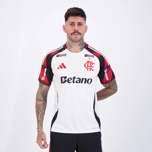 Camisa Adidas Flamengo 2025/26 II Torcedor Com Patrocínios