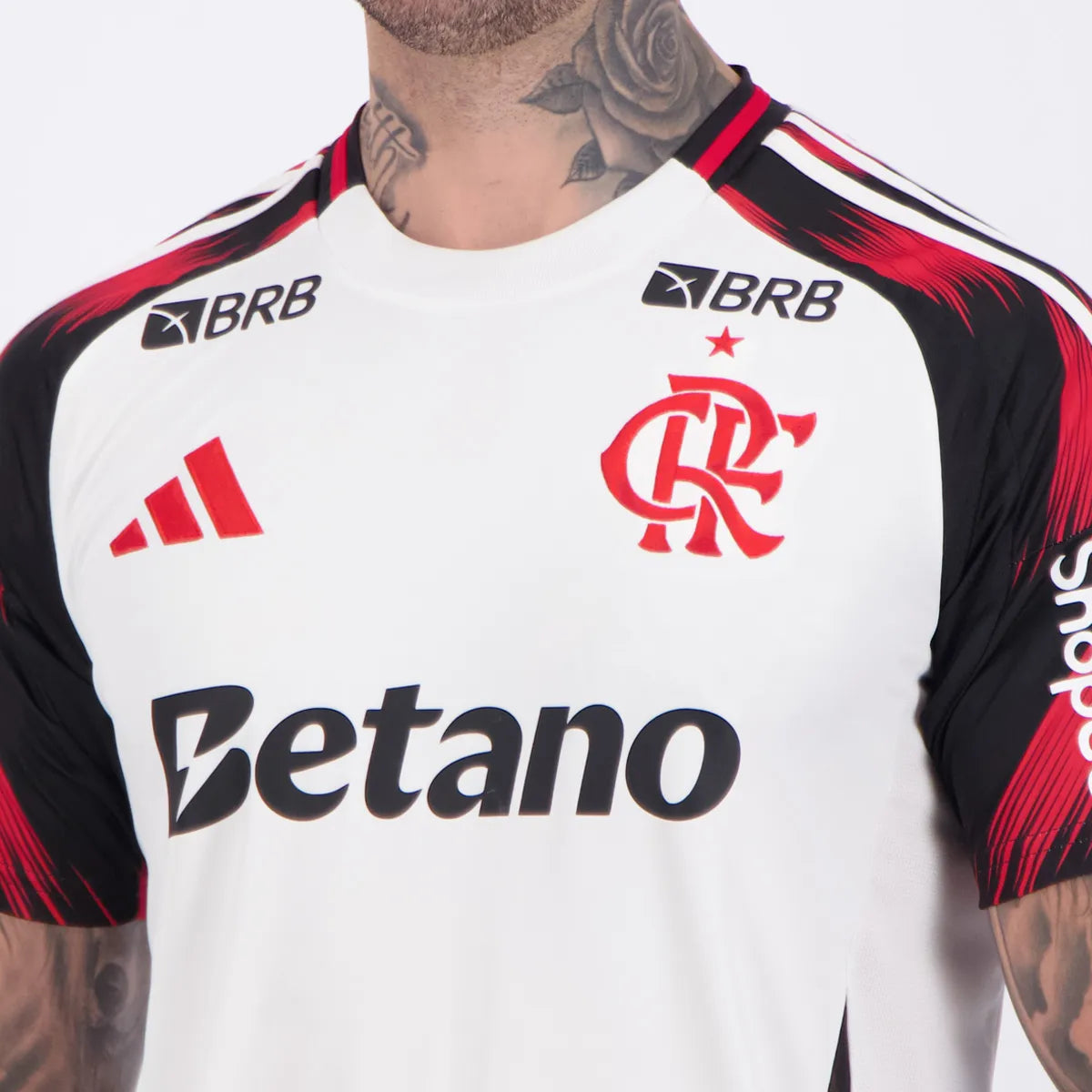 Camisa Adidas Flamengo 2025/26 II Torcedor Com Patrocínios