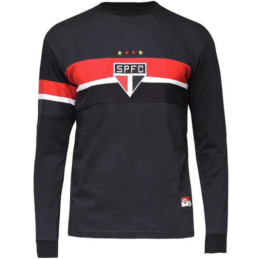 Camisa São Paulo 2005 Retrô Mundial Rogério Ceni Manga Longa