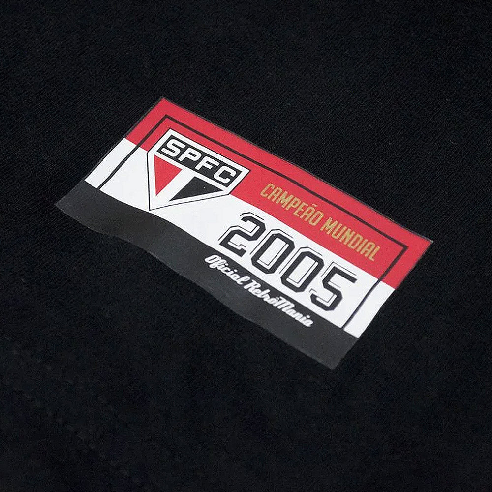 Camisa São Paulo 2005 Retrô Mundial Rogério Ceni Manga Longa
